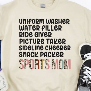 Sports Mom Shirt, Gift For Mom, Baseball Mom Shirt, Football Mom Shirt, Sports Mom Sweatshirt, Team Mother Shirt, Mom Birthday Gift