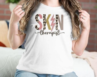 Retro Esthetician Shirt, Skin Therapist Tshirt, Aesthetician Gifts, Esthetician Graduation Gift, Esthetician MUA Gift, Makeup Artist shirt
