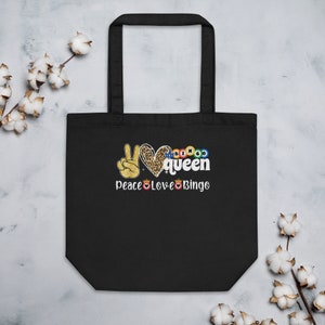 Peace Love Bingo Funny Bingo Bag Bingo Gift