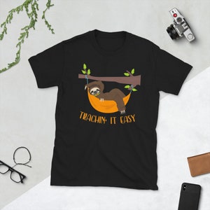 Trachin&#39; It Easy Tracheostomie Bewusstsein Faultier Shirt für Erwachsene