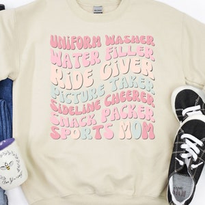 SPORTSMOM Shirt, Gift For Mom, Baseball Mom Shirt, Football Mom Shirt, Mom Life Shirt, Game Day Gift, Team Mother Shirt, Mom Birthday Gift