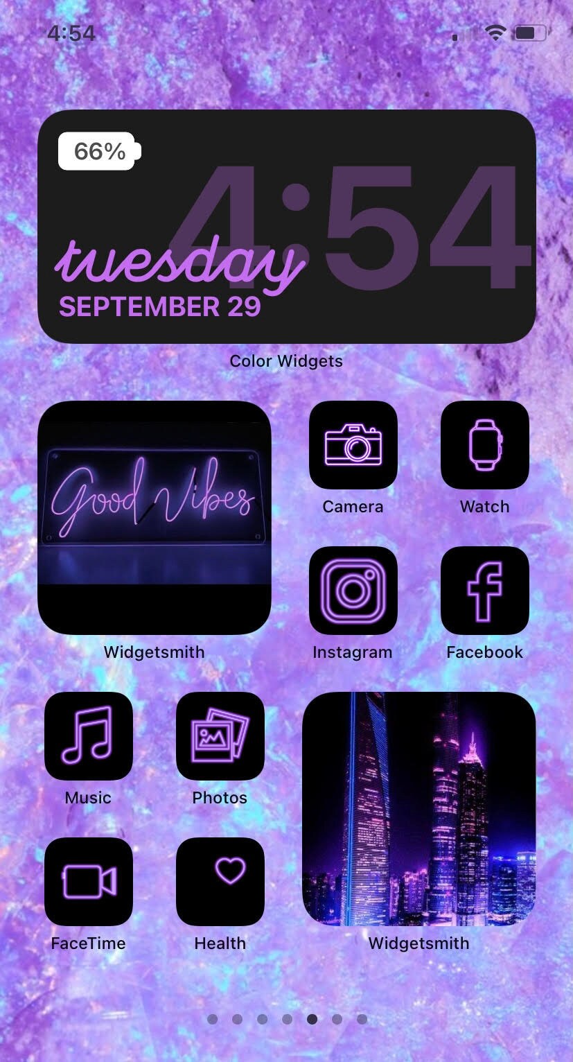 purple app icons ios 14