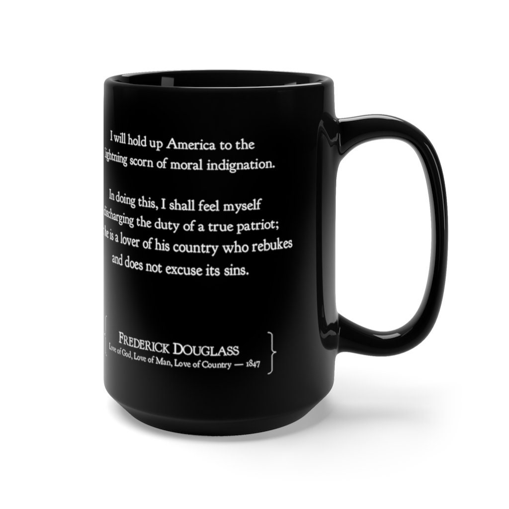 Frederick Douglass Quote Mug, Black History Gift, 15 Oz - Etsy