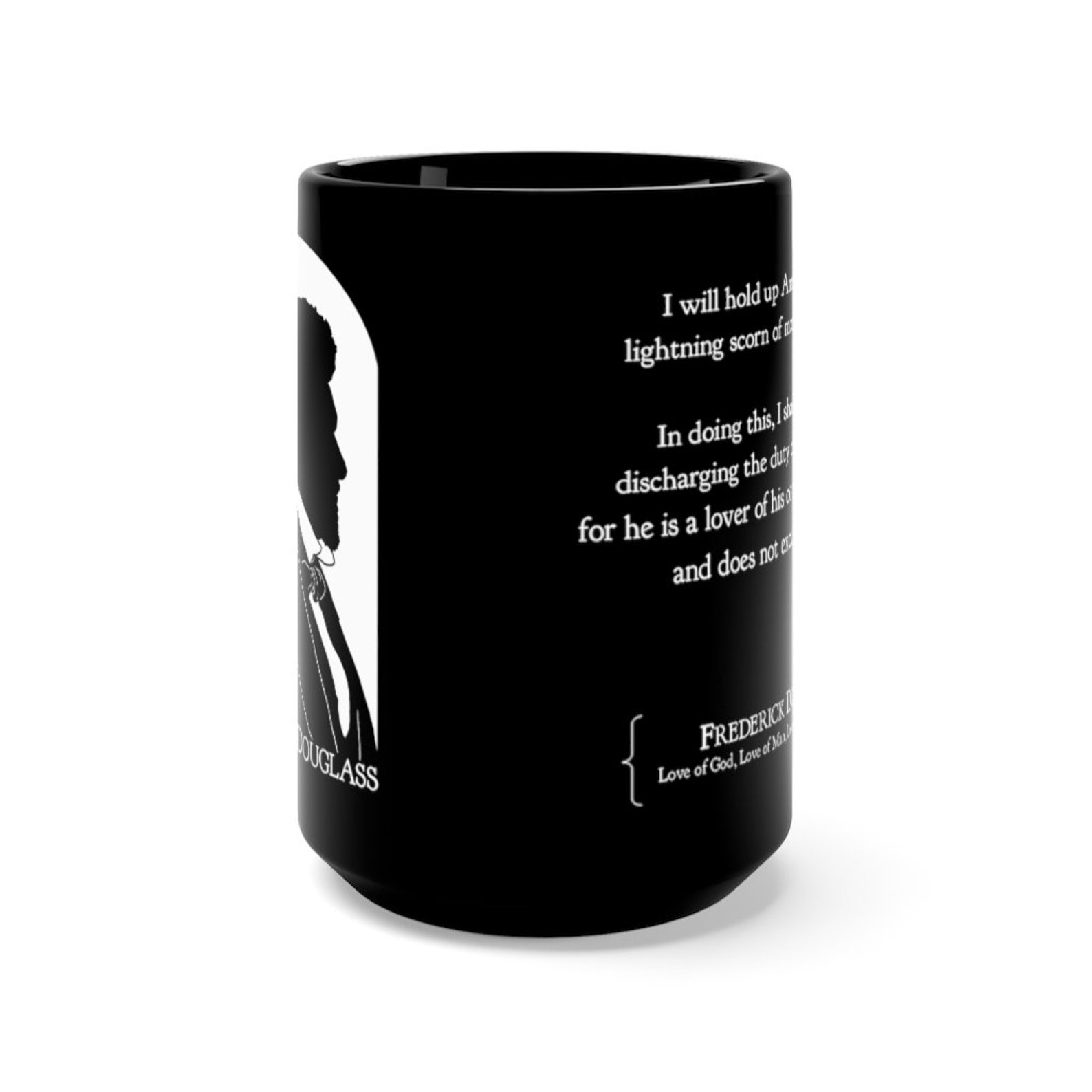 Frederick Douglass Quote Mug, Black History Gift, 15 Oz - Etsy