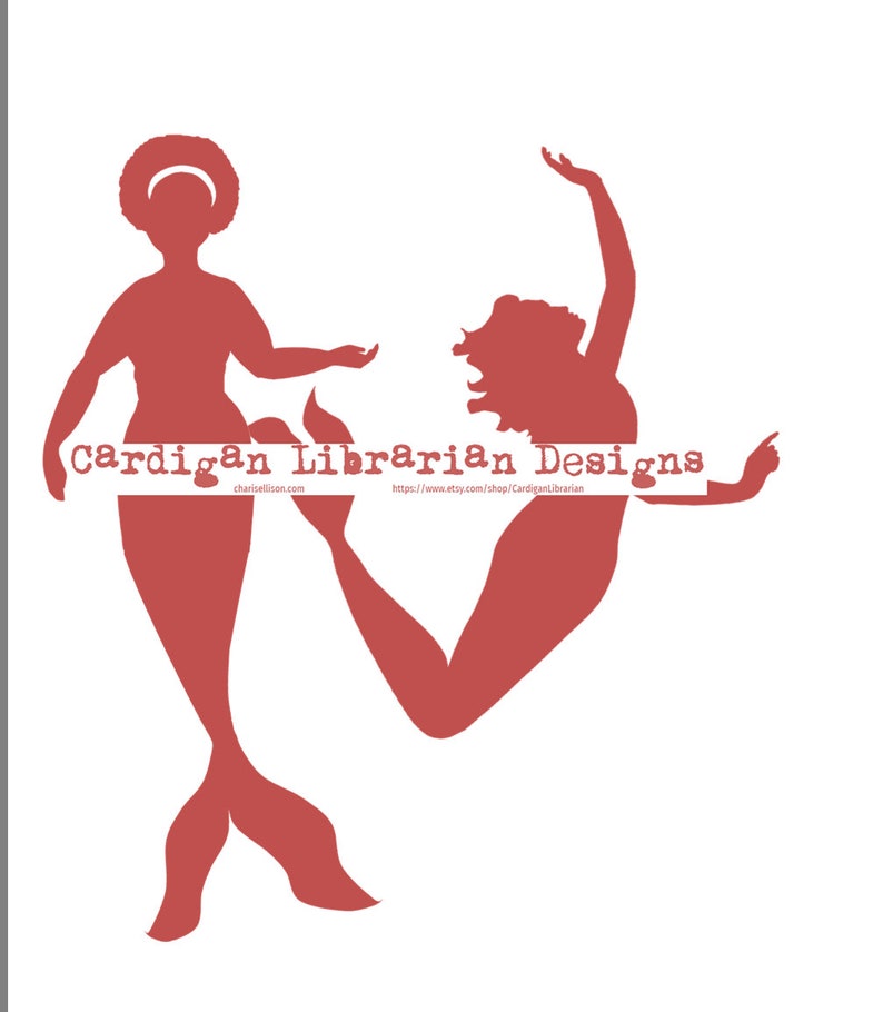 Download 6 Mermaid Silhouette Set SVG PNG PDF Size-Inclusive | Etsy
