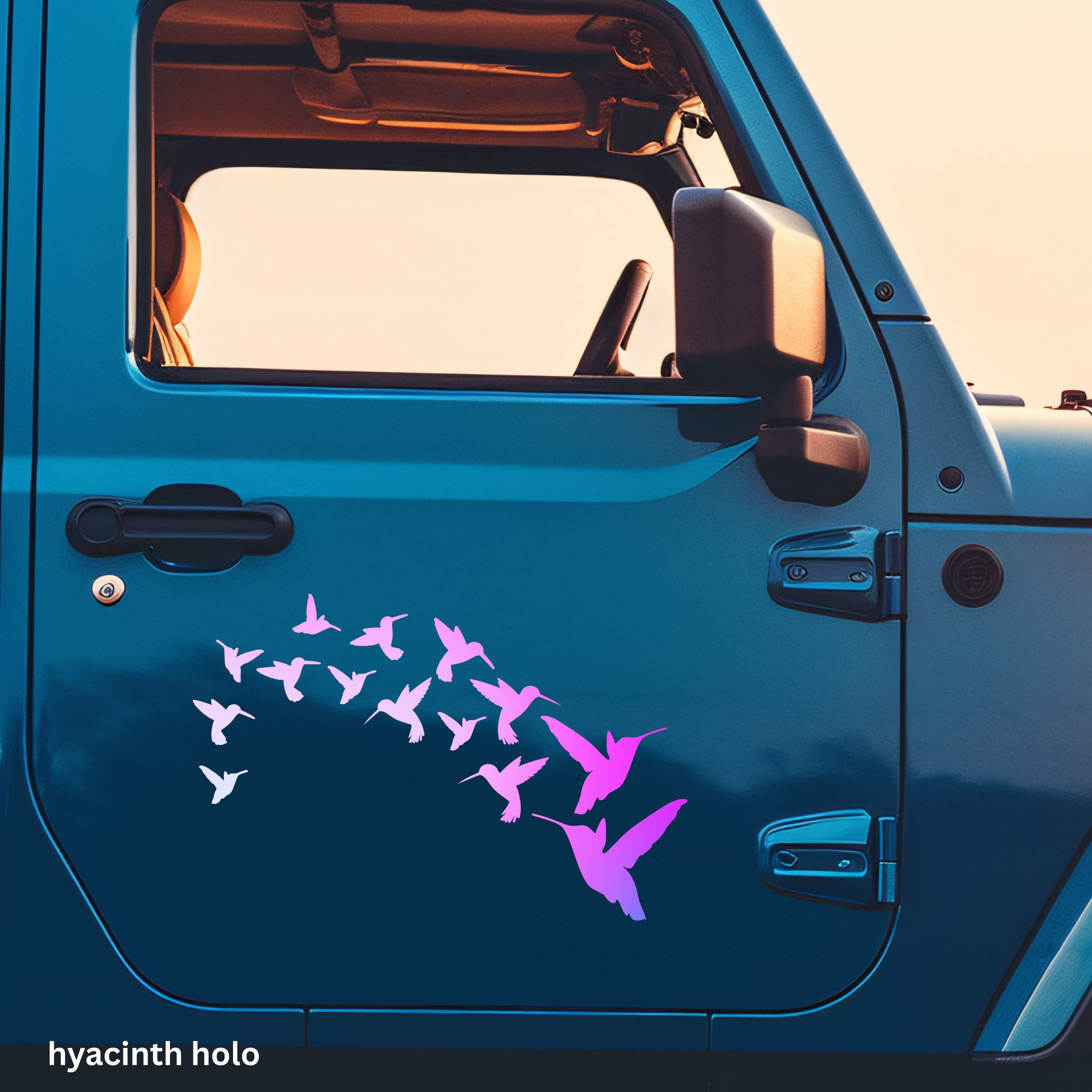 Humming Bird Car Decal Sticker Holographic Decal for Hummingbird Lover ...