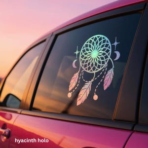 Dreamcatcher vinyl decal sticker, Dreamcatcher sticker, holographic decal, Dreamcatcher holographic decal, native dreamcatcher design