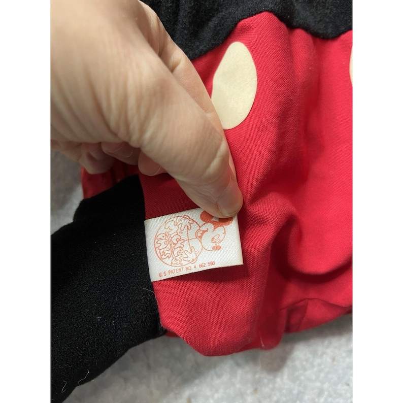 Vintage Mickeys Pals Plush Backpack Disney Mickey Mouse Child's Pack image 10