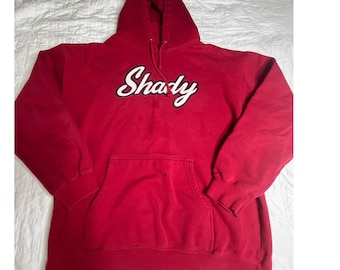 Vintage Shady Ltd Eminem Hoodie Mens Large Red Pullover Script Logo Y2K Hip Hop