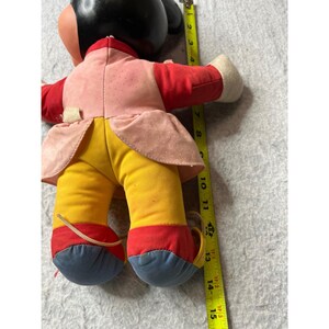 Vintage Mattel Disney Minnie Mouse Plush Doll learn to dress 80s rare image 2