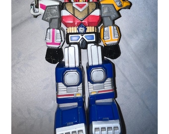 Vintage 1998 Bandai Power Rangers Lost Galaxy Galaxy Megazord Action Figure 7"