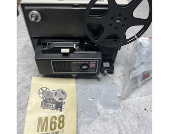Vintage Kodak M68 Instamatic Super 8+8mm Movie Film Projector Rare Tested