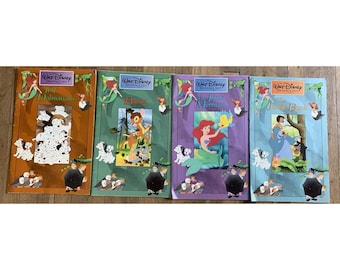 Vintage 1990s Walt Disney Treasure Chest Books 5 Oversized 101