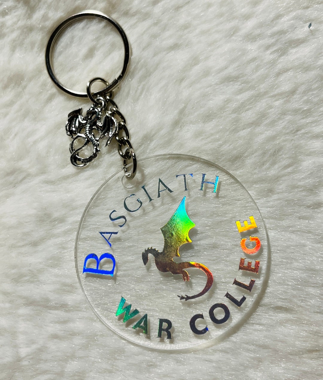Fourth Wing Inspired Keychain Etsy
