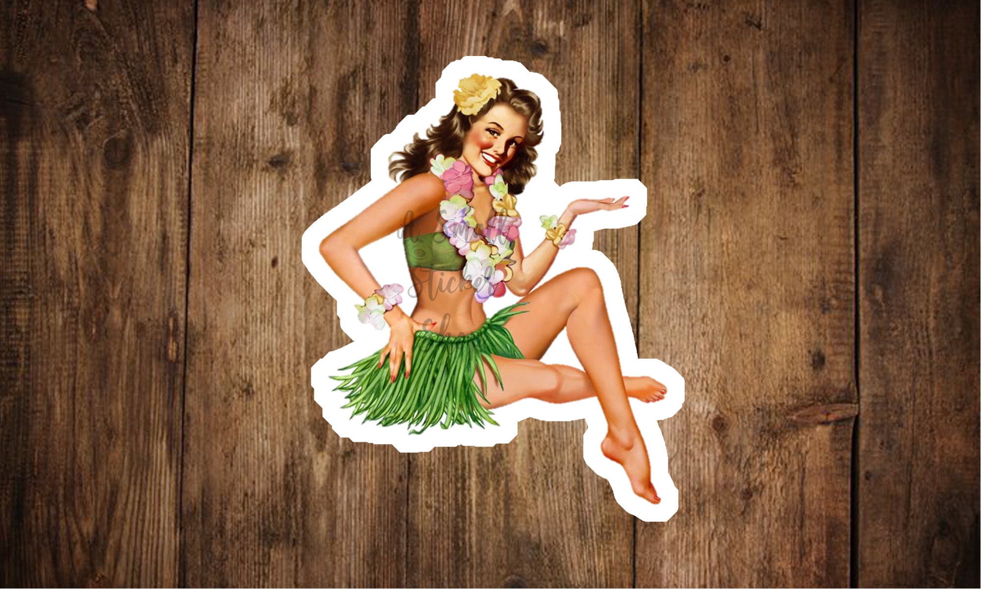 Nude Pinup Model Sticker with MK18 – Strikeforce69