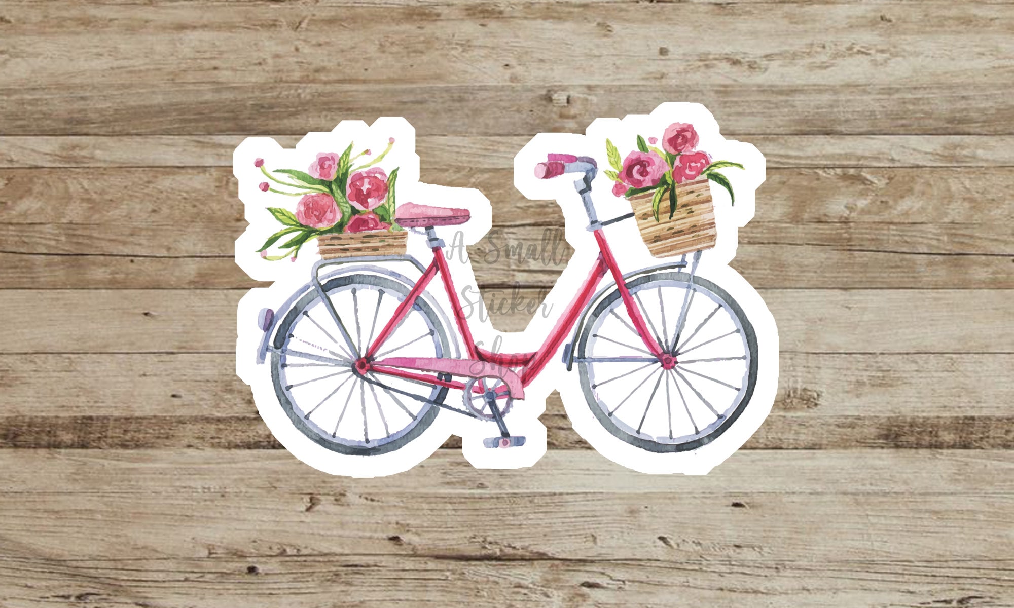 pink bike stickers