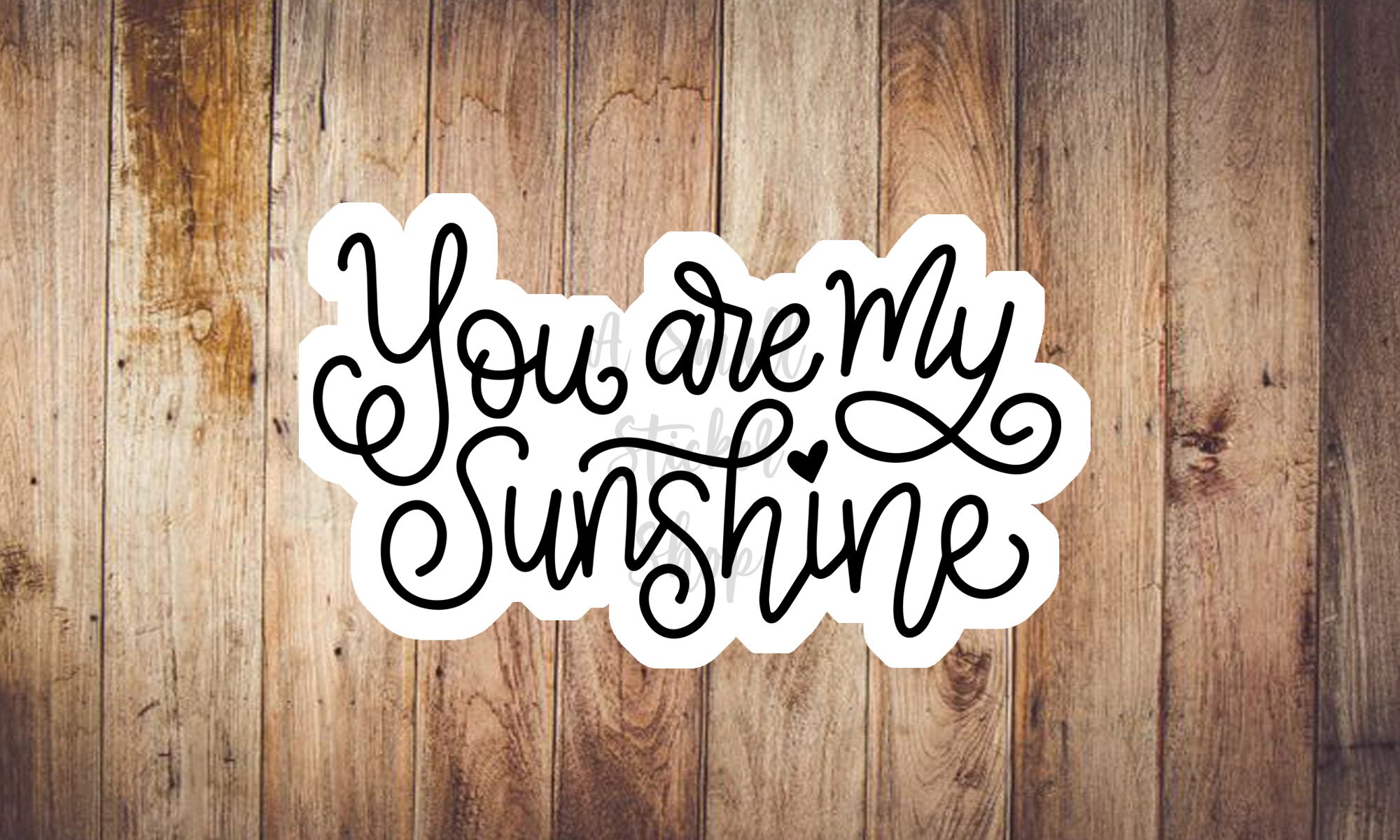 You Are My Sunshine Sticker - Etsy