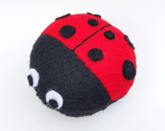 ladybug cat toy
