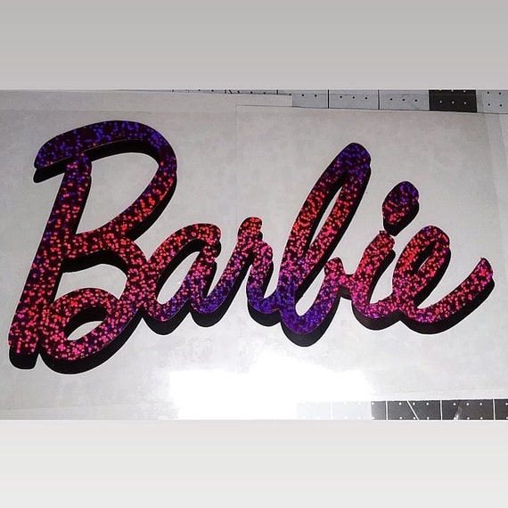 Barbie iron on decal hotsell