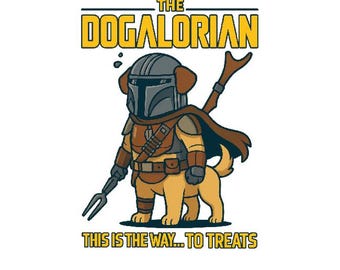 For LARGE DOGS The Dogalorian Dog Hoodie – Funny Dog Sweater, Cozy Large Dog Hoodie, Star Wars Mandalorian Gift for Dog Lovers