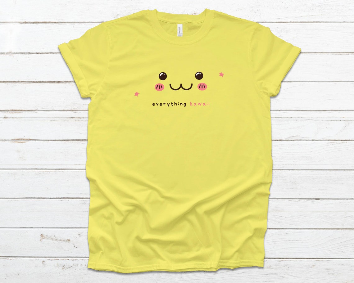 Everything Kawaii Shirt Cute Kawaii Character Shirt Etsy