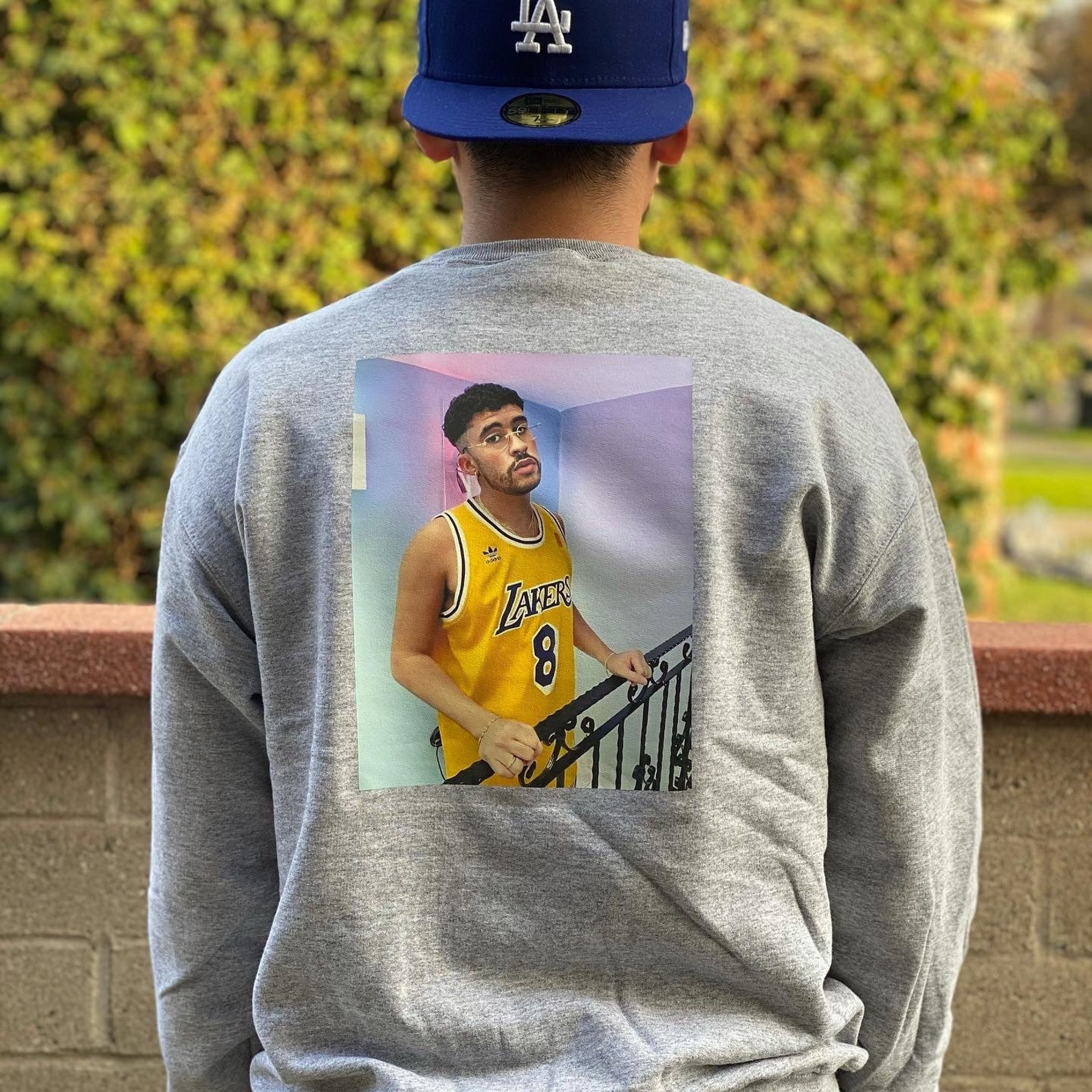 Bad Bunny Sweatshirt Kobe Sweatshirt Lakers Sweatshirt Bad | Etsy