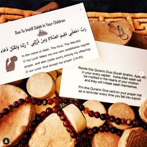 Carte Dua pour les enfants pour que la salah soit cohérente, Dua pour une progéniture qui prie, Duas islamique, Sajadah Dua, Dua des parents