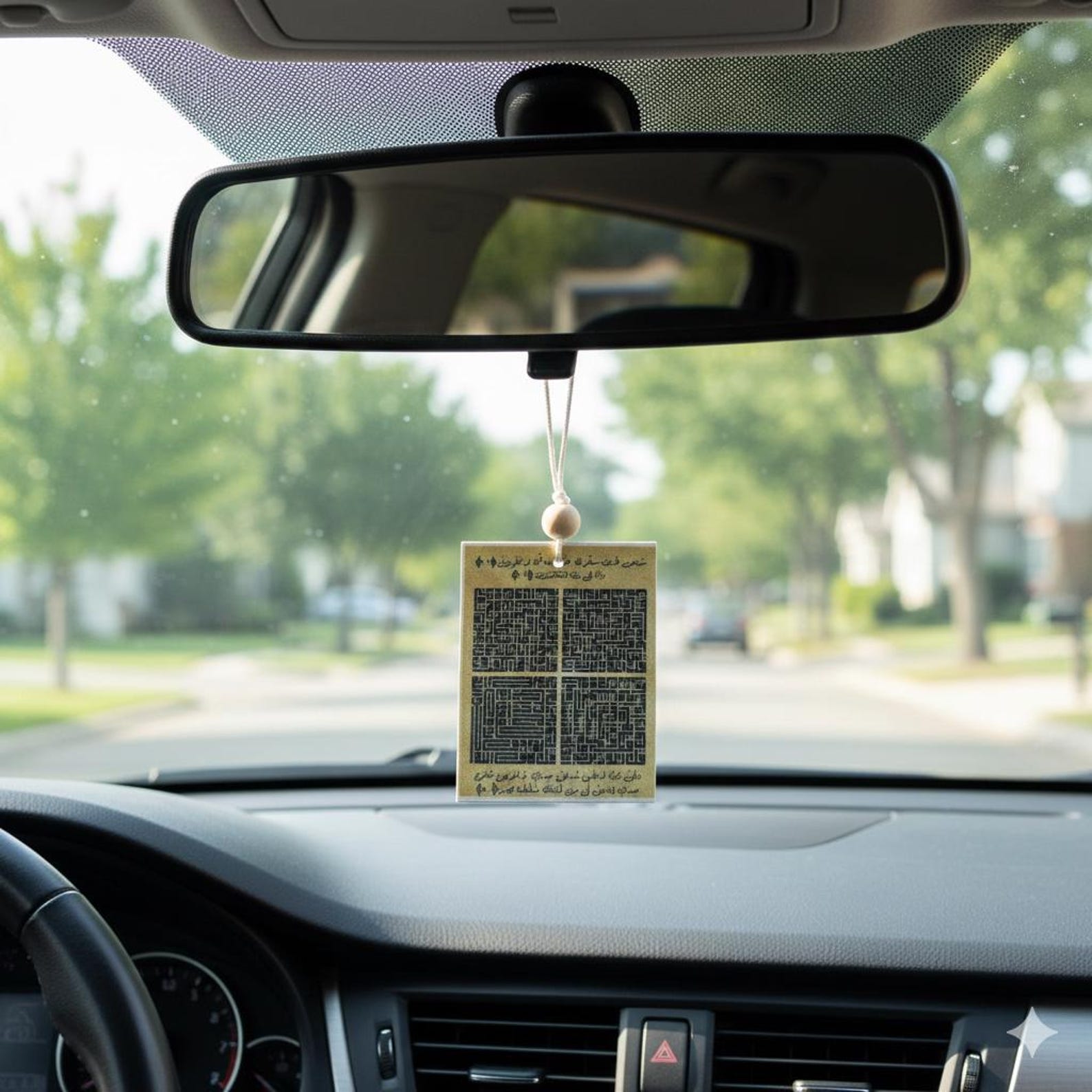 Ayatul Kursi Necklace, Quran Verse Arabic Calligraphy, Muslim Car ...