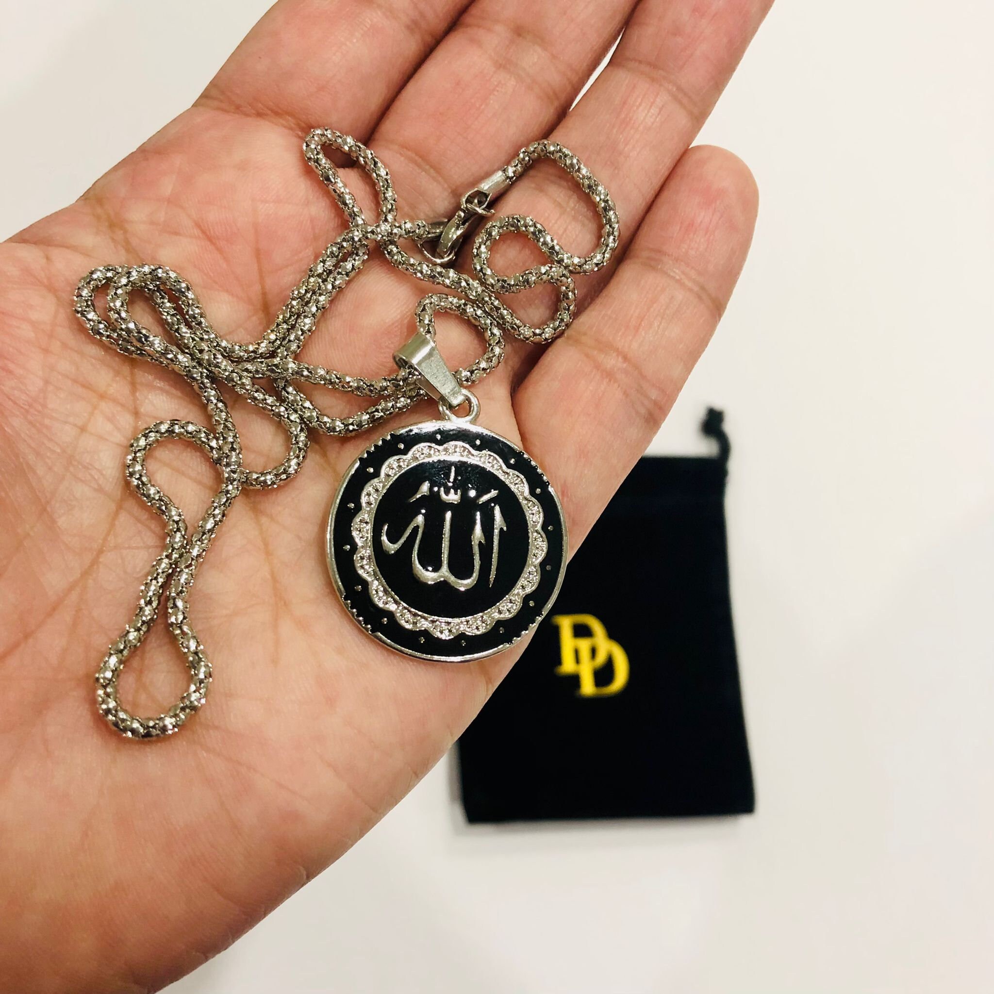 Allah Necklace, Allah Arabic Necklace, Allah Necklace Silver, Quran ...