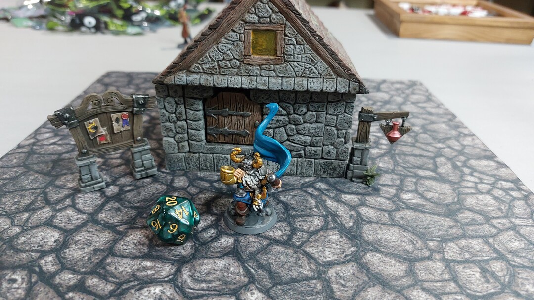 Dwarf Standard Bearer/hornblower Dungeons and Dragons/pathfinder