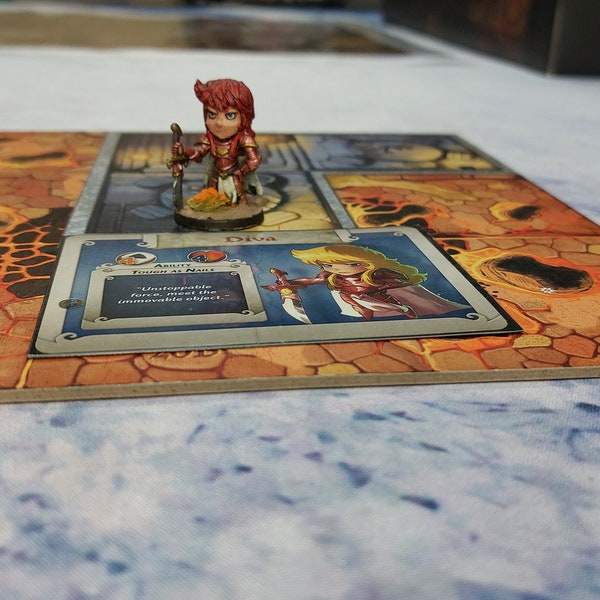 Cmon Games ARCADIA QUEST Diva Painted Miniature