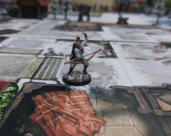 Cmon Games ZOMBICIDE WHITE DEATH Tadashi painted miniature with Card
