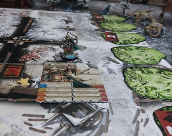 Cmon Games ZOMBICIDE WHITE DEATH Dragomir painted miniature with Card