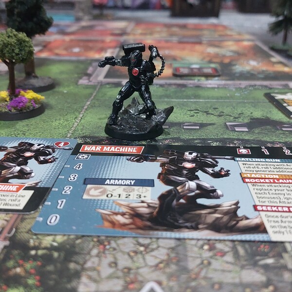 Cmon Games Marvel Zombies Zombicide War Machine Painted with Cards