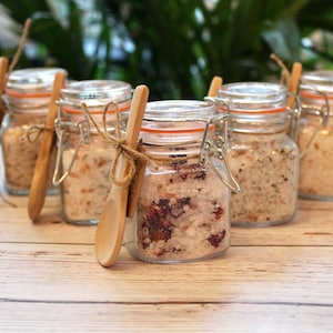 Bath Salt - Glass Jar - Spa Gift Set | Easter Spa Gift | Mother’s Day Gift | Gifts For Her | Christmas gift | holiday gift