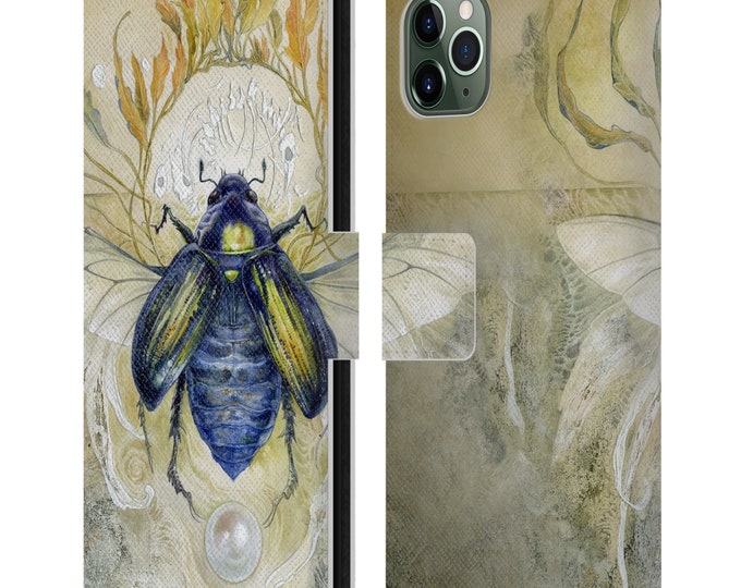 Official Stephanie Law Immortal Ephemera Leather Book Wallet Case Cover For Apple iPhone Phones
