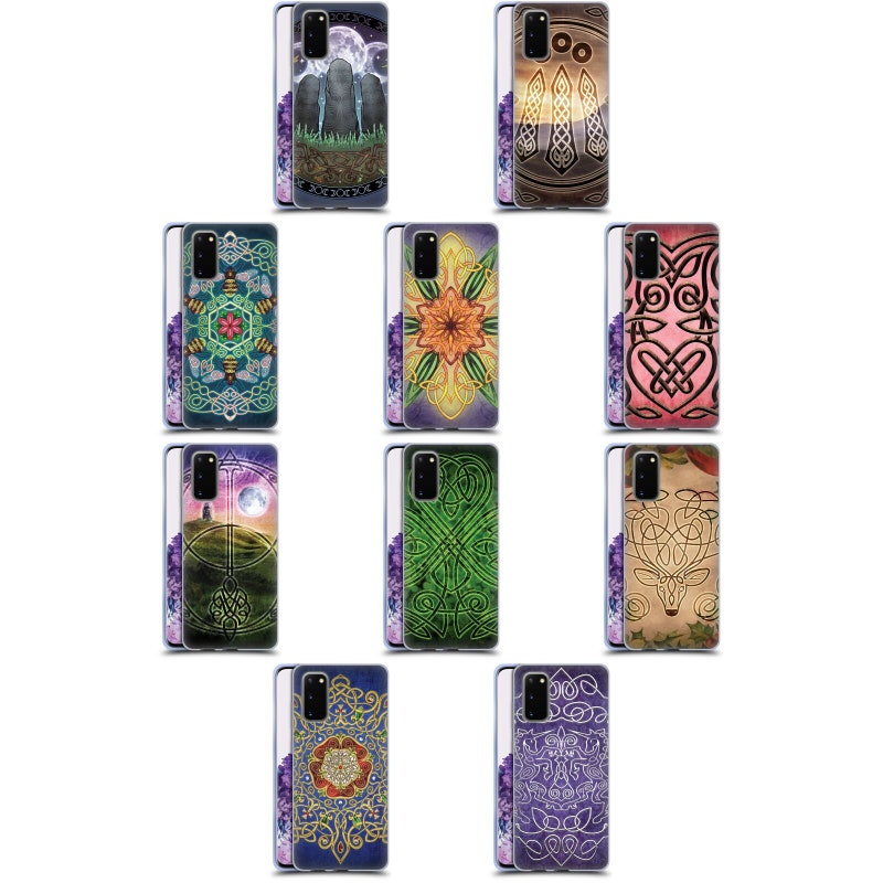 Housse Portefeuille Officielle Brigid Ashwood En Cuir Pour Smartphones OPPO - Design Sagesse Celtique