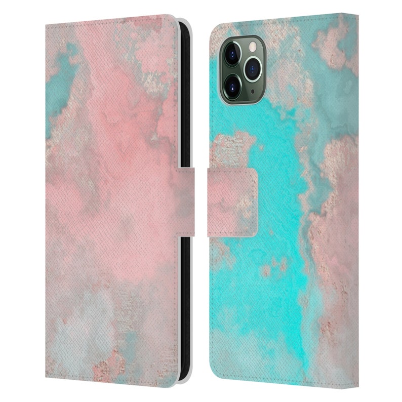 Official LebensArt Textures Leather Book Wallet Case Cover For Apple iPhone Phones