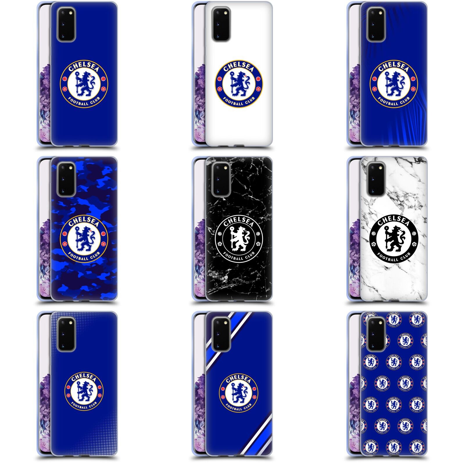Official Chelsea Football Club Crest Soft Gel Case for Samsung