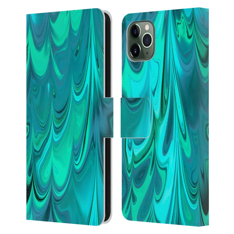 Official LebensArt Textures Leather Book Wallet Case Cover For Apple iPhone Phones