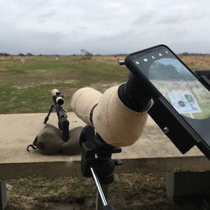 Phone mount for Spotting Scope or Binoculars