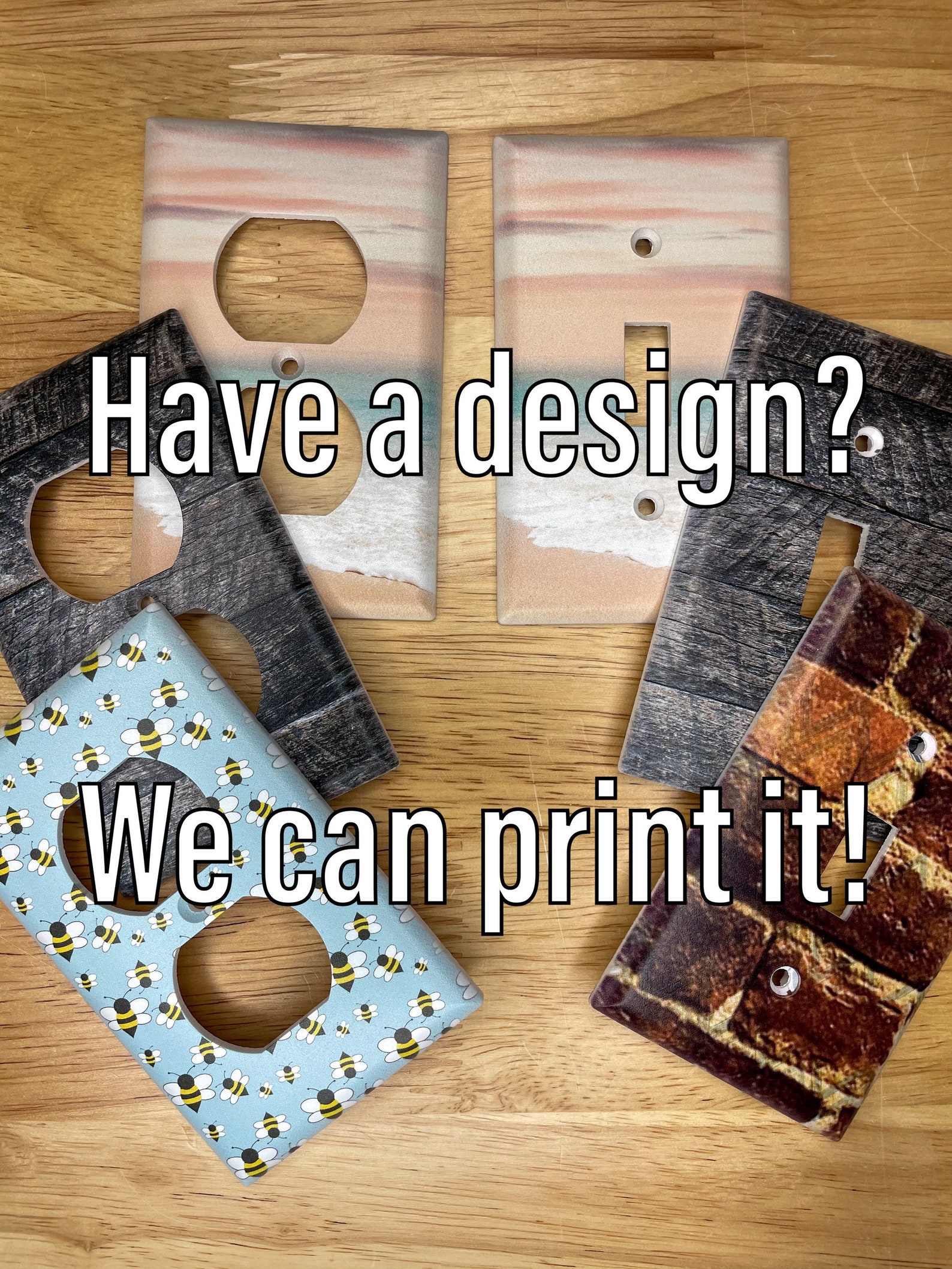 Custom Switch plate cover funny serious make it your own Etsy