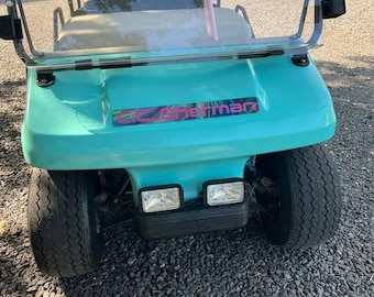 Personalized Club Car Emblem Custom Tag Plate Badge Logo Name Golf Cart Modern DS EZGO Yamaha Star Tomberlin Plate