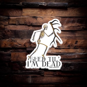 Shed Hunting antler sticker