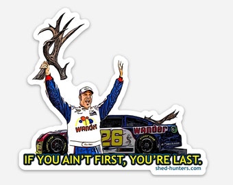 Ricky Bobby Antler Hunter Sticker