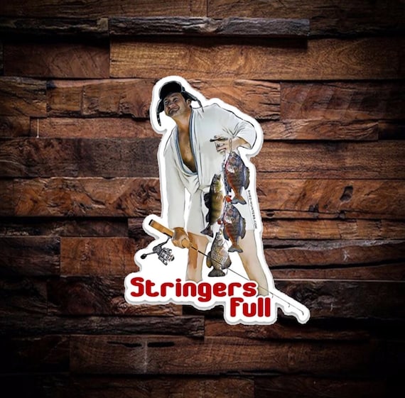 Cousin Eddie Stringers full  Fishing Sticker!