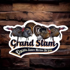 Wild Turkey Grand Slam Sticker