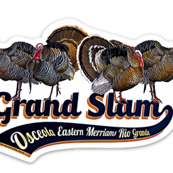 Wild Turkey Grand Slam Sticker