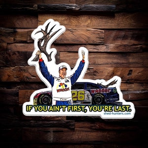 Ricky Bobby Antler Hunter Sticker