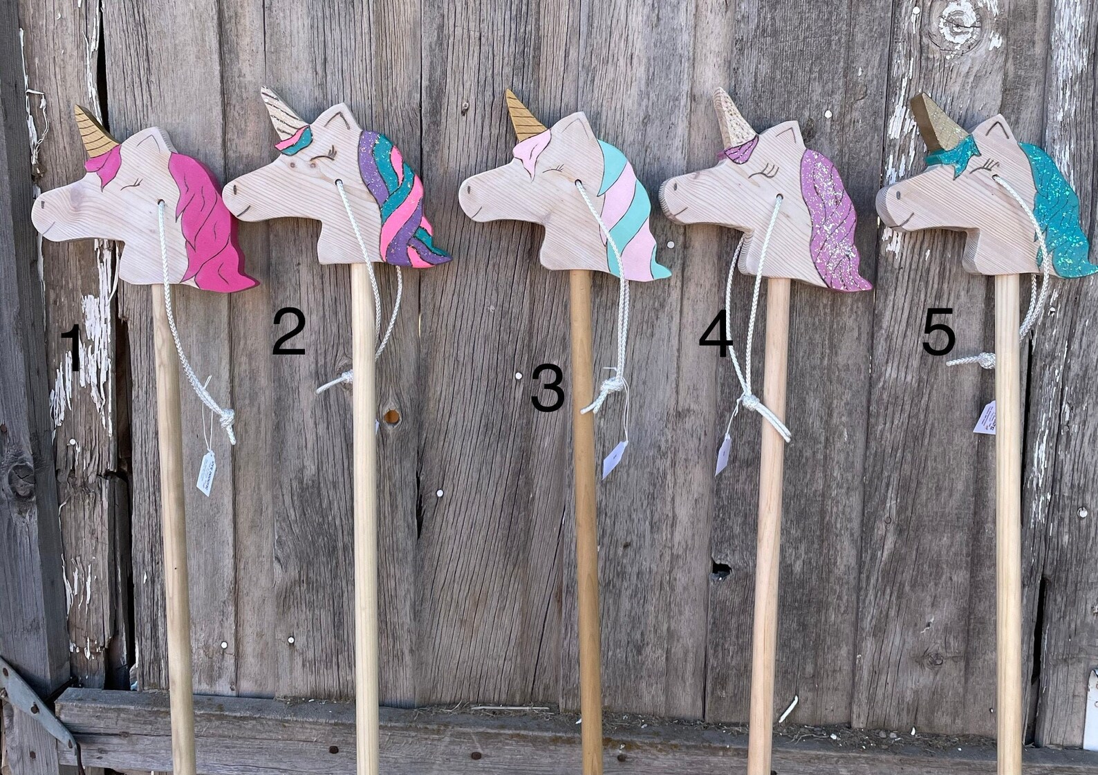 Stick Horse Unicorn Etsy